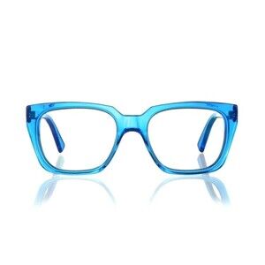Kirk&Kirk Ellis Rectangular Blue Acrylic Sunglasses - NWT